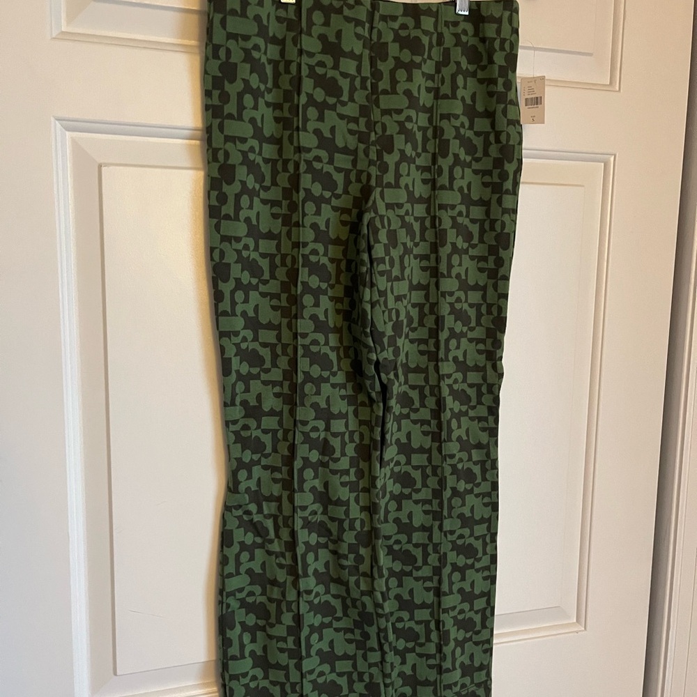 Green Geometric Camouflage pants